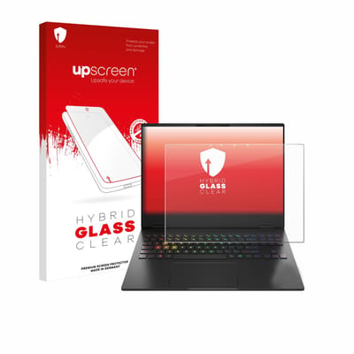 upscreen - Screenprotector voor HP Omen Transcend 16-u1000nl - Folie Beschermfolie Beschermglas transparant