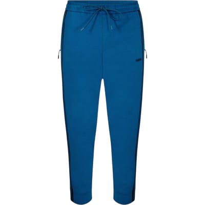 Boss Hadiko joggingbroek voor heren met zijstreep, normale pasvorm (Blauw)