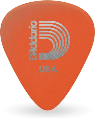 D'Addario 1DOR2-25 Duralin Guitar Picks Voor elektrische gitaar, Light (25 x)