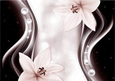 Fotobehangkoning - Behang - Vliesbehang - Fotobehang - Border of Abstraction - 300 x 210 cm