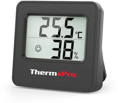 Digitale Hygrometer en Thermometer voor Binnengebruik - Vochtigheidsmeter en Temperatuurmeter met Comfort Indicator voor Babykamer en Groentetuin