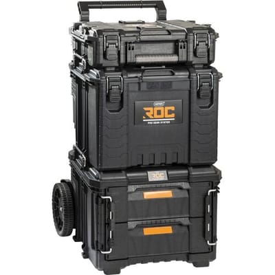 Keter ROC Pro Gear 2.0 gereedschapswagen 3 delig