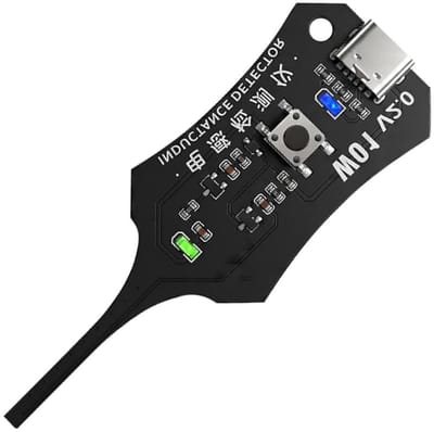 Spoeltester - Printplaat Tester - Elektronica Reparatie - Hoge Gevoeligheid - 7.5x3 cm - Zwart