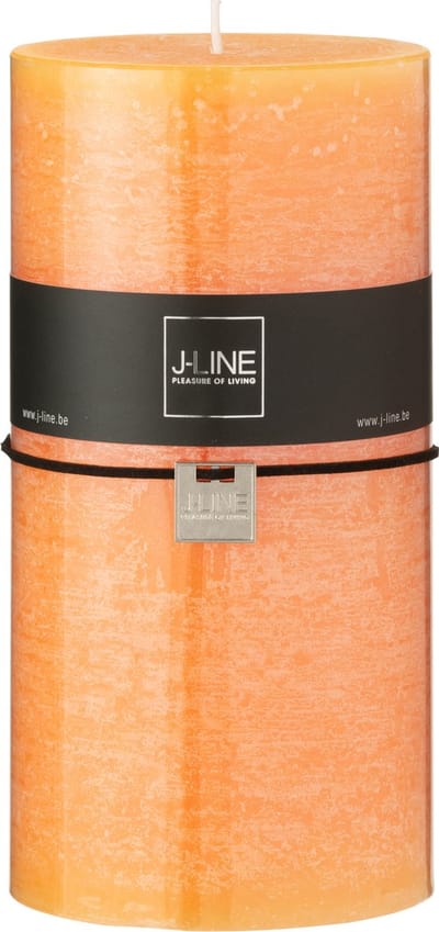 J-Line cilinderkaars - lichtoranje - XXL - 150U