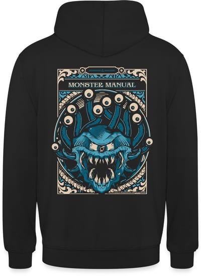Dungeons And Dragons Monster Manual Met Beholder Hoodie Unisex