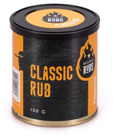 Monolith Classic Rub – Universele BBQ Rub met Rokerige Paprika – 133 g