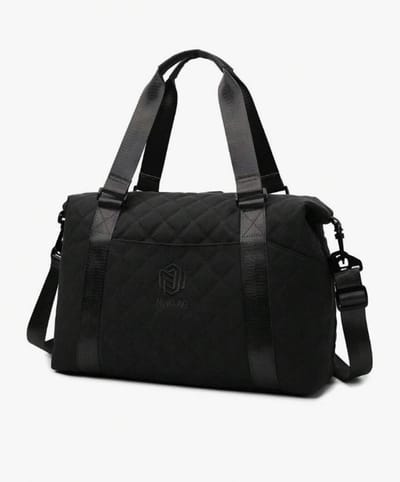 Sjtoer® Reistas Zwart dames - vliegtuigtas - handbagage vliegtuig - sporttas - Weekendtas - Vliegtuigtas - Handbagage vliegtuig - zwarte Sporttas - 43x28x18 cm met nat vak, grote capaciteit, waterdichte zwemtas voor reizen, sport, fitness van Sjtoer