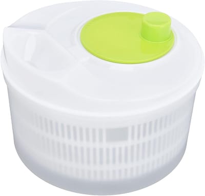 Grote multifunctionele salade spinner met 3L capaciteit voor groenten en fruit wassen en drogen