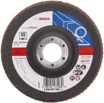 Bosch - Lamellenschuurschijf 125 mm, 22,23 mm, 80