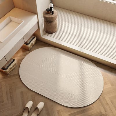 Badkamer Waterabsorberende en Antislip Vloermatten Slijtvast Vuilafstotend Sneldrogende Voetmatten 50 * 80Cm