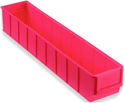 Allit 456561 Zichtbak Stapelbaar, Geschikt voor levensmiddelen (l x b x h) 91 x 500 x 81 mm Rood 1 stuk(s)