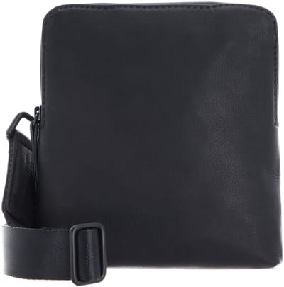 Leonhard Heyden Schoudertas Heren - Crossbodytas - Den Haag - Leer - Zwart