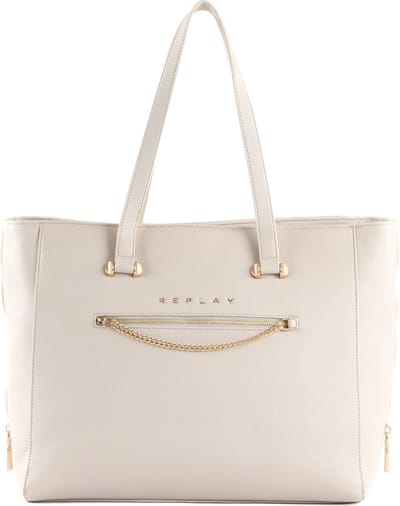 REPLAY Shopper Light Grey Crème