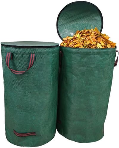 Grote Tuinafvalzakken van 120 L, Waterdicht en Vouwbaar, Ideaal voor Gras, Bladeren en Takken