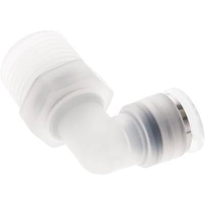 10mm x R1/2'' 90 graden L-verbinding PA Insteekfitting Buitendraad Draaibaar EPDM/PTFE
