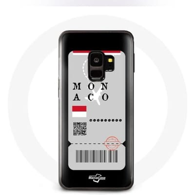 Hoesje voor Samsung Galaxy S9 Monaco vliegticket