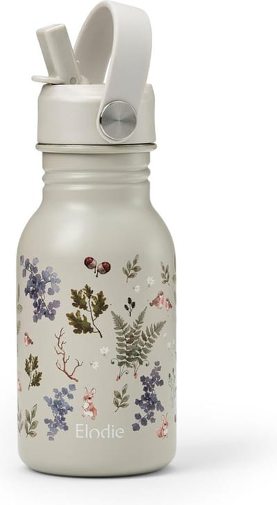 Elodie Water Bottle - Waterfles kinderen - Drinkfles met rietje - Drinkbeker - rvs drinkfles 350ml - Fairytale Forest