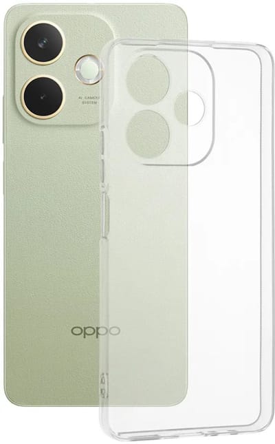 Hoesje geschikt voor Oppo A5 Pro - Techsuit Clear Silicone Back Cover - Transparant