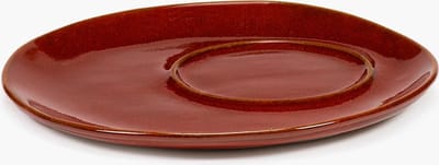 Serax Marie Michielssen La Mère koffie schotel D14.5cm venetian red (set 2 stuks)