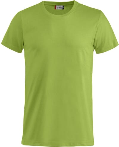 Basic-T bodyfit T-shirt 145 gr/m2 lichtgroen 4xl