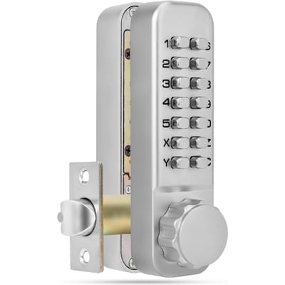 Cadenas à code mécanique MiNi à chiffres Sécurité de porte Mot de passe Cadenas codé white