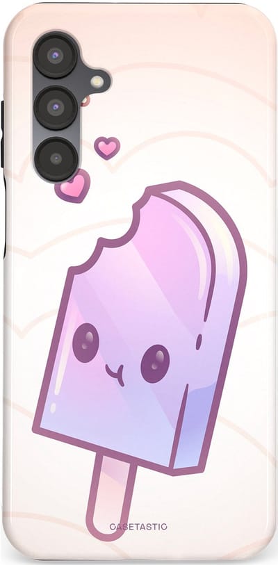 Casetastic Hoesje Geschikt voor Samsung A16 - Stijlvolle Beschermende Duo-layer Case - Zacht Paars IJs