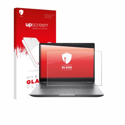upscreen - Screenprotector voor HP Zbook Fury G1i 16 - Folie Beschermfolie Beschermglas transparant