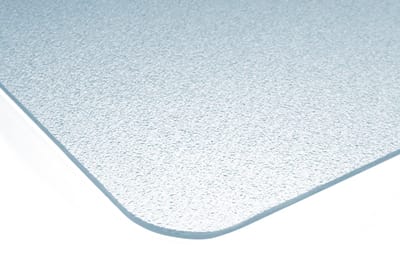Kangaro vloermat - voor harde vloer - transparant polycarbonaat - 90 x 120 cm