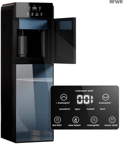 RFWR® 5 Gallon Water Dispenser - 3 In 1 Koud en Warm Waterkoeler voor Thuiskantoor en Slaapzaal