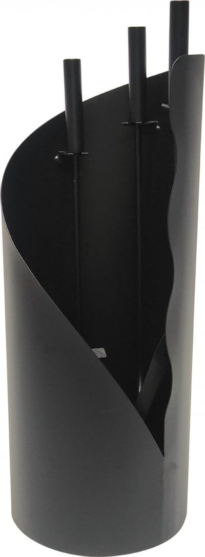 Practo Home - Haardset zwart - 3-delig haardgereedschap - haardstel - open haard set