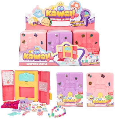 Toi-Toys kasteel speelgoed verrassingsset - SO Kawaii speelboek.
