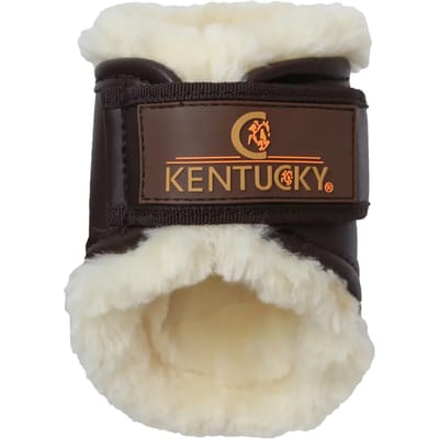 Kentucky Horsewear - Kentucky Horsewear Strijklappen Leather Short Bruin - paard