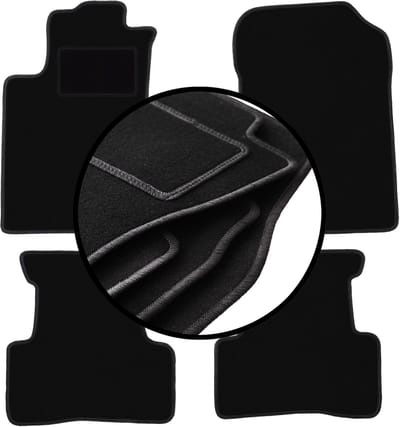 Complete set veloursmatten voor: Honda CR-V III SUV (2006-2011)