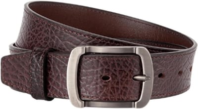 Heren Riem - Gordel Leer - Casual en Formeel - Handgestikte Kwaliteit - 3.8 cm Breed - Zwart
