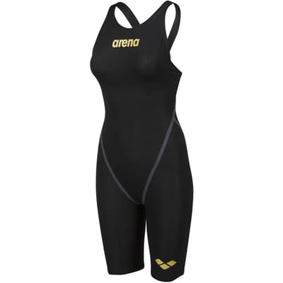 Arena - Wedstrijd badpak - Arena W Pwsk Carbon Core FX FBSLO black/gold - F28