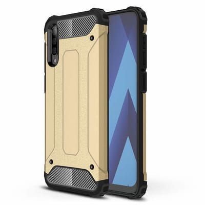 Hoesje Geschikt Voor Samsung Galaxy A50s/A30s Hybrid Armor Hoesje - Goud