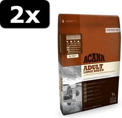 2x ACANA ADULT LARGE BREED 11,4KG
