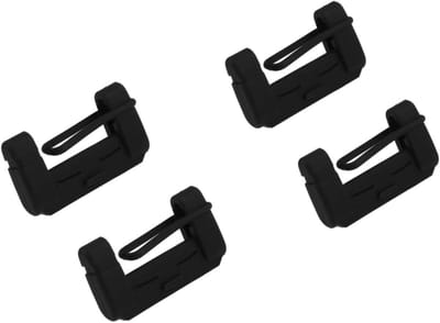 Set van 4 Zachte en Duurzame Siliconen Beschermhoezen voor Autogordels, Ideaal voor Achterbankgebruik, Inclusief 4 Stuks Veiligheidsgordel Covers (Zwart)
