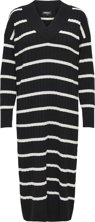 ONLY - ONLNEW TESSA L/S MIDI V DRESS KNT NOOS - Dames - Maxi jurken