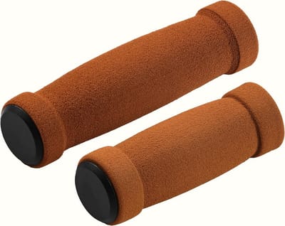 Comfortabele Schuim Fietsstuur Grips Antislip voor Beach Cruiser - Schokdempend Bruin