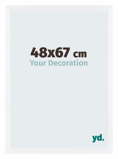 Your Decoration - Fotolijst 48x67 cm - MDF - Wit Mat - Catania