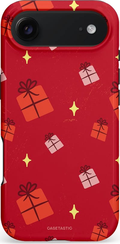 Casetastic hoesje geschikt voor Apple iPhone Air - MagSafe - Dubbellaagse bescherming - Rode Sinterkerst Cadeaus - Fashion Case - Rood