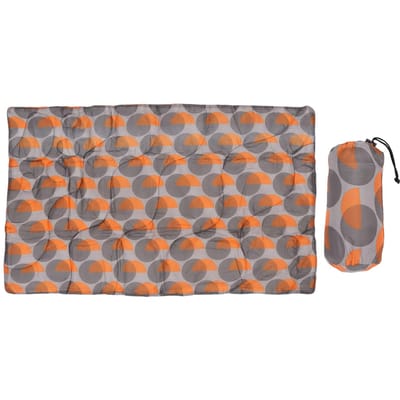 Hondenmat Leuke Prints Warm Spatwaterdicht Vuilafstotend Opvouwbaar Hondenbed voor Huisdier Slapen Buiten Reizen gray