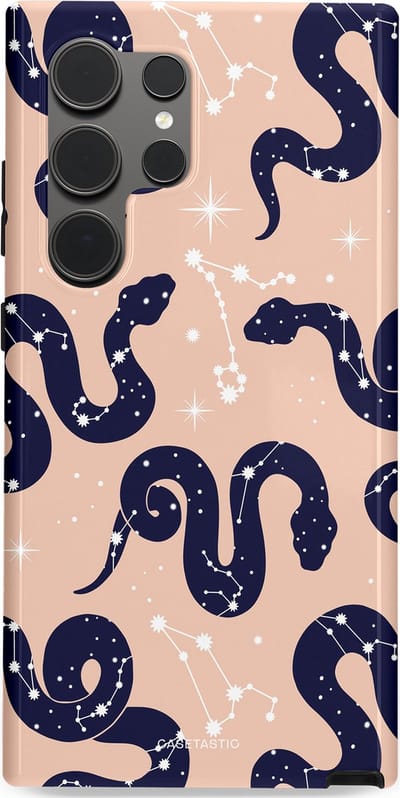 Casetastic Hoesje Geschikt voor Samsung S24 Ultra - Stijlvolle Beschermende Duo-layer Case - Astro slang