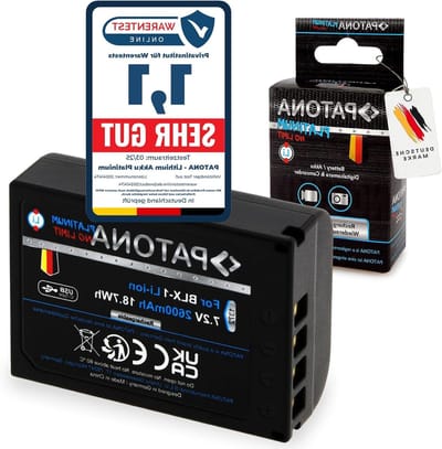 Camera Accu - Reservebatterij Oplaadbaar - Fotograferen Onderweg - USB-C Laadpoort - 2600 mAh - Zwart