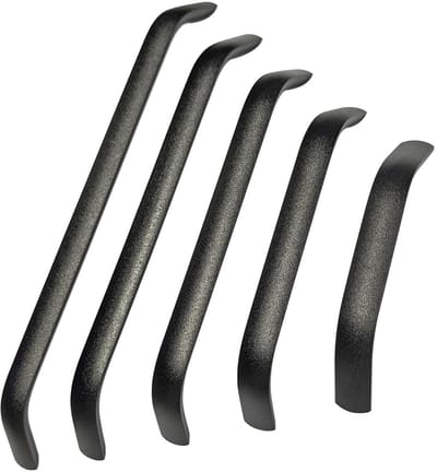 Dailygoods- Kastgrepen Moderne Design - 2 Stuks - Massief Aluminium - 128 mm Lochmitte - Duurzaam - Voor Meubels - Totale Lengte 145 mm - Meubelgrepen