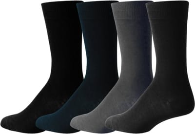 green-goose® Luxe Bamboe Sokken - 4 Paar | Relief | 39 - 42 | 80% Bamboevezel | Zacht en Duurzaam