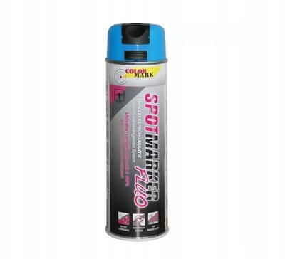 COLORMARK Spotmarker - Fluo blauw - 500 ml - Afwerkingslaag