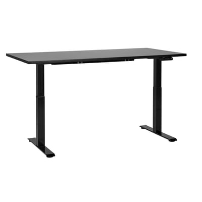DESTINES - Elektrisch Verstelbaar bureau - Zwart- 160 cm - MDF