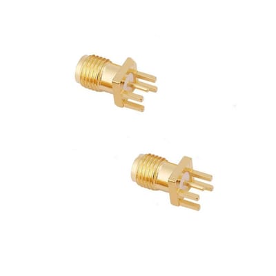 Dailygoody - Vrouwelijke Jack Connector - 10 Stuks - Montage Adapter - 50 Ohm - Messing - Geschikt voor RF-toepassingen - Compact formaat